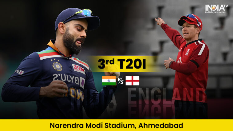 IND vs ENG 3rd T20I: Live streaming details, playing XI prediction, head-to-head stats, pitch report and weather update